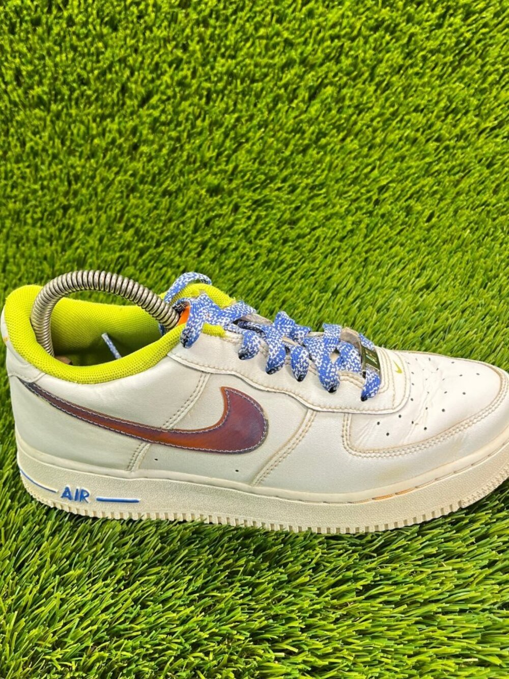 Nike Air Force 1 LV8 Boys Size 6.5Y White Athletic Running Shoes Sneakers